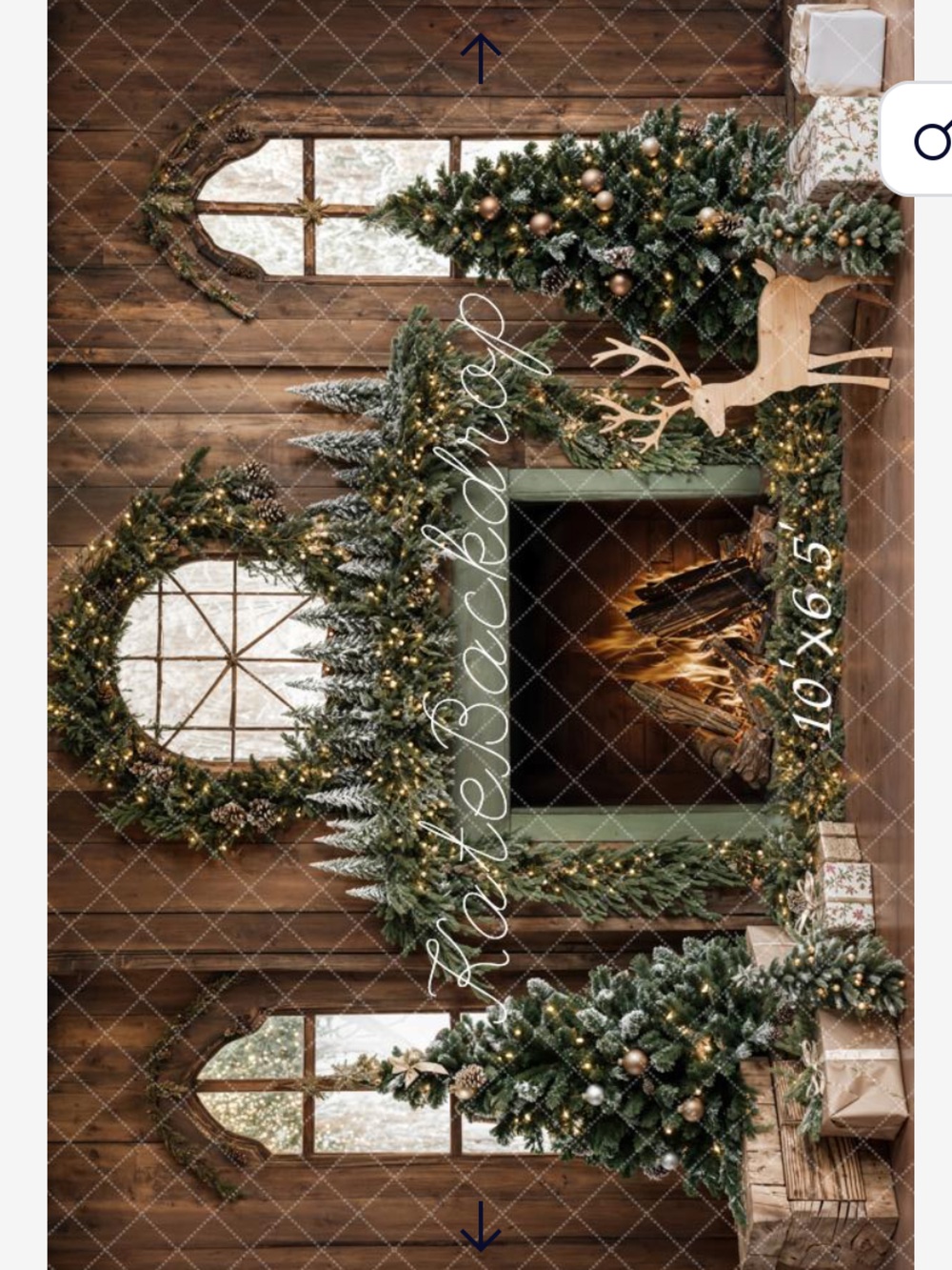 Kate Cozy Christmas Photography Backdrop